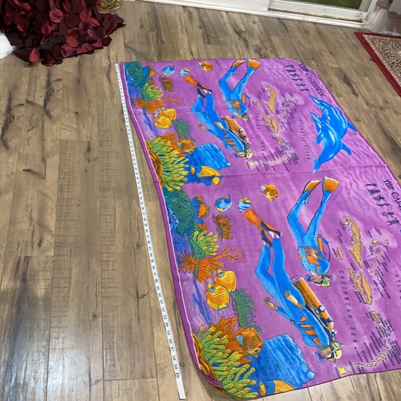 The Caribbean  large Scarf” swim “ - Picture 10 of 10